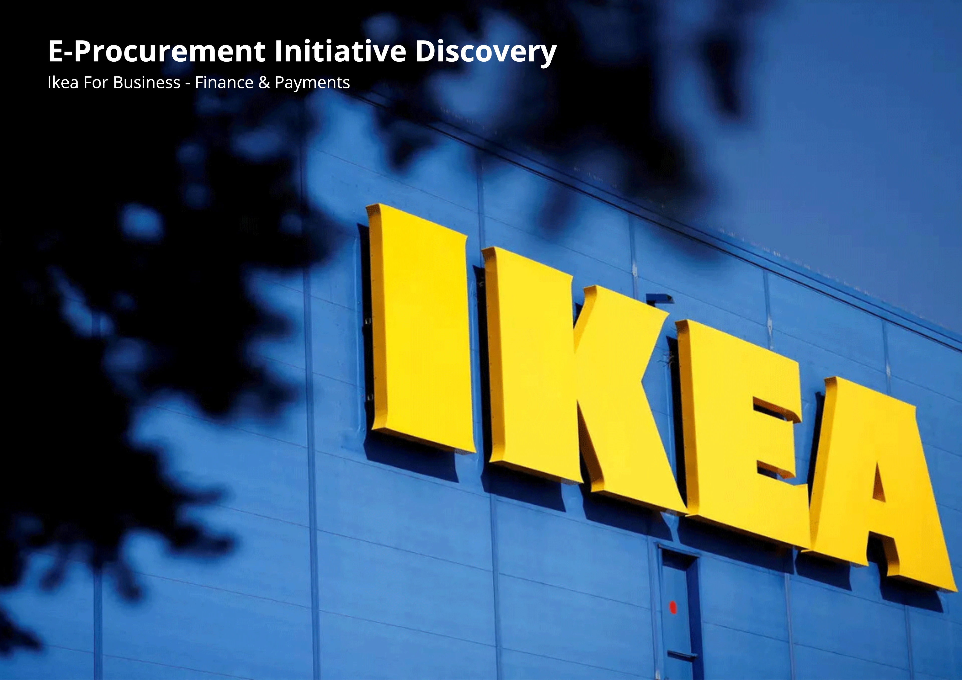 E-Procurement Initiative Discovery